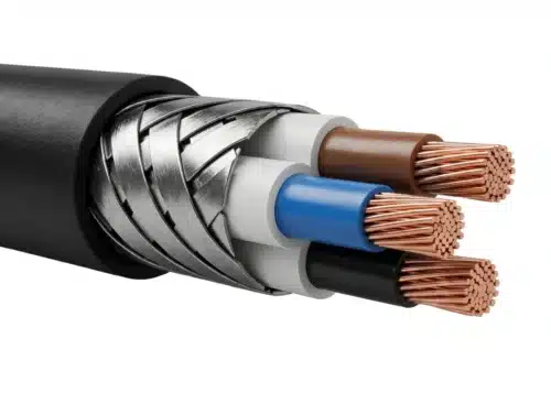 Cu/XLPE/SWA-Round/PVC Cable (0.6/1 kV)