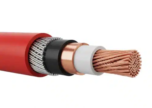 Single-Core Cu/XLPE/AWA-Round/PVC MV Cable (20.3/35 kV)