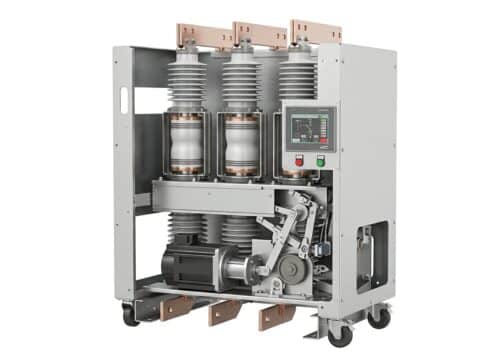 Servo-Actuated MV Capacitive Switching Circuit Breakers