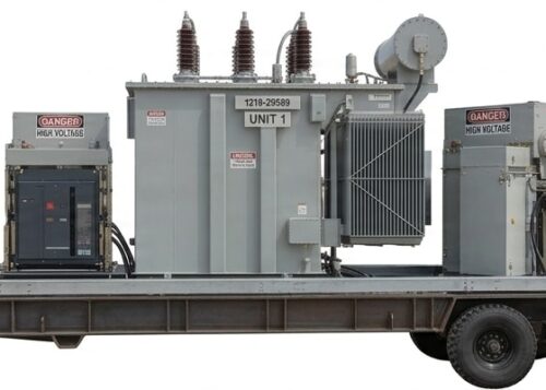 High-Voltage Mobile Capacitor Bank Skids